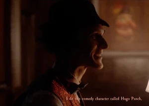 Jimmy describing his show, introducing his character (secretly his alter-ego).