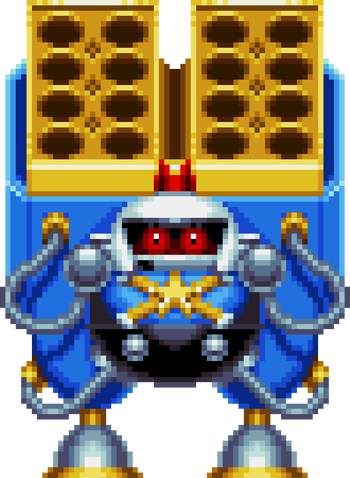 Mecha Sonic over Heavy Rider [Sonic Mania] [Requests]