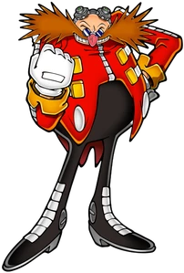 Dr. Eggman's artwork of Sonic Rush