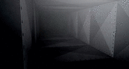 A Bidybab crawling through a vent.