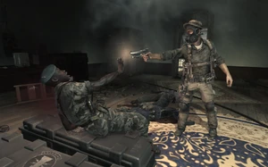 Waraabe is killed by Captain Price.