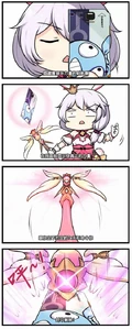 "By the power of love and Teri-Teri, I banish you from this world!"