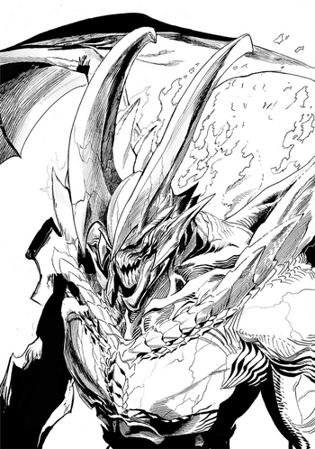 Murata-sensei's reference for Cosmic Fear Garou : r/OnePunchMan