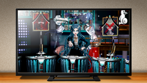 Tsumugi's true evil nature on TV.