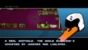 Ash informs the rest of the Fans of a gang's hideout they can attack.