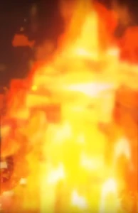 Jack the Ripper's demise as he intentionally burns himself to death.