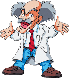 Dr. Wily in Mega Man 3.