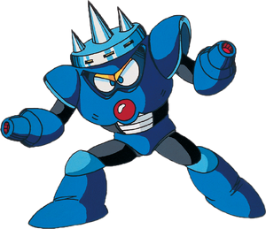 Needle Man's artwork of Mega Man 3.
