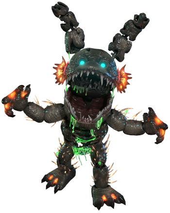 Five Nights at Freddy's 4 Plushtrap Jumpscare