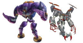 Transformers - Obsidian and Strika (Beast)