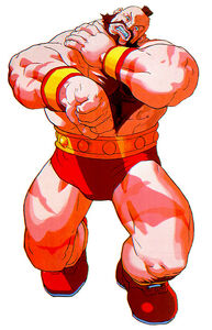 Zangief in Street Fighter Vs. X-Men.