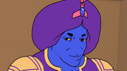 Another detailed-close up of The Great Flocci after Calypso insists the player to be granted their second wish.