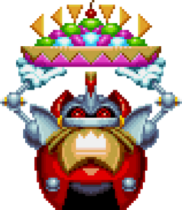 Heavy King as he appears in the Encore Mode Good Ending.