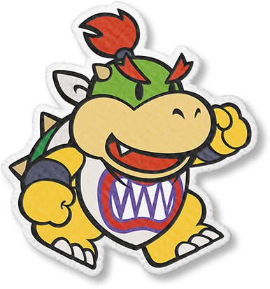 paper mario bowser jr