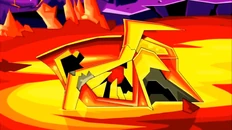 Clockwerk revealing himself to be alive at the end of Sly Cooper and the Thievius Raccoonus.