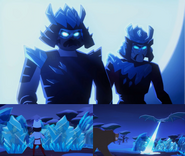 Vex with the Ice emperor in Akita's Flashback