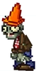 8-bit Conehead Zombie