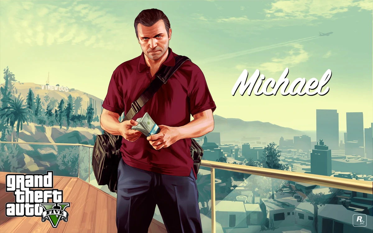 gta v michael artwork