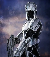 Artwork of a Sith Trooper.