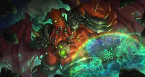 Kil'jaeden swearing revenge on Velen.