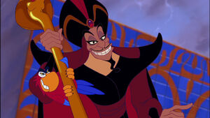 Iago on Jafar's staff.