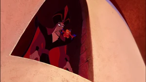 "Look at them, cheering that little pipsqueak."