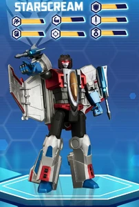 Starscream in Cyberworld