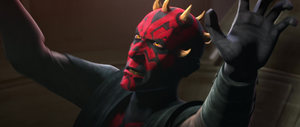 Maul began pulling the hyperdrive generators down with the Force.