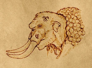 Portrait of Orok from "Nälkän History - The Legacy of Orok".