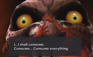 Majora after possessing the moon.