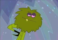 Rumaki looking smugly at Atchan...