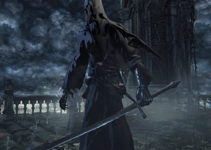 The scimitar wielding Shadow of Yharnam.