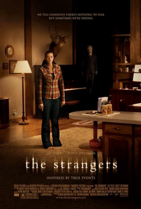 The Man in the Mask stalking Kristen, as depicted in the original poster for the film.