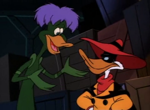 Negaduck and Bushroot.