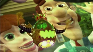 Goobot's evil laugh.