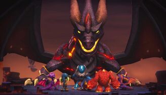 Malefor Cynder Skylanders S3