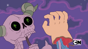 The Lich's breakdown as he starts turning into Sweet P