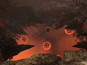 A rift into the Dreaming Prison in Solomon Island during the Darkness War.