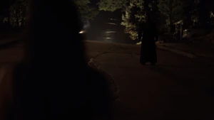 The Executioner appears to Sarah for the first time.