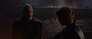 Dooku turned to regard Skywalker and mocked him for his earlier foolishness.