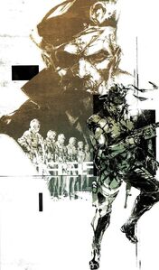 Art of Metal Gear with Big Boss (top) as the leader of FOXHOUND.