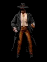 Caleb in-game model.