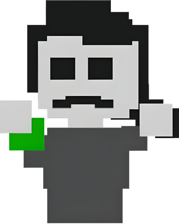 Moon Jester / Man / Face / Guy Minecraft Skin