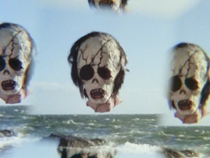 Major Skull's hovering detached head.