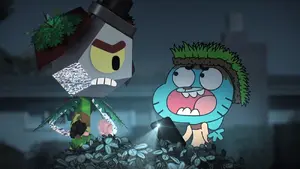 Rob with Gumball in "The Ex."