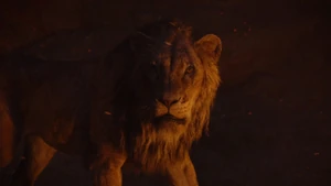 Scar turns pale as he realizes he's doomed