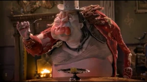 Snatcher about to eat the cheese.