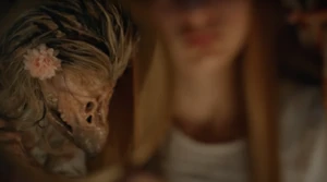 Being dressed up by Tinja.