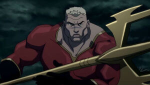 Flashpoint Aquaman in action