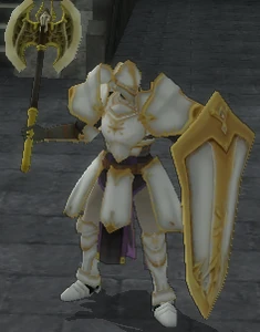 Ludveck's battle model in Fire Emblem: Radiant Dawn.